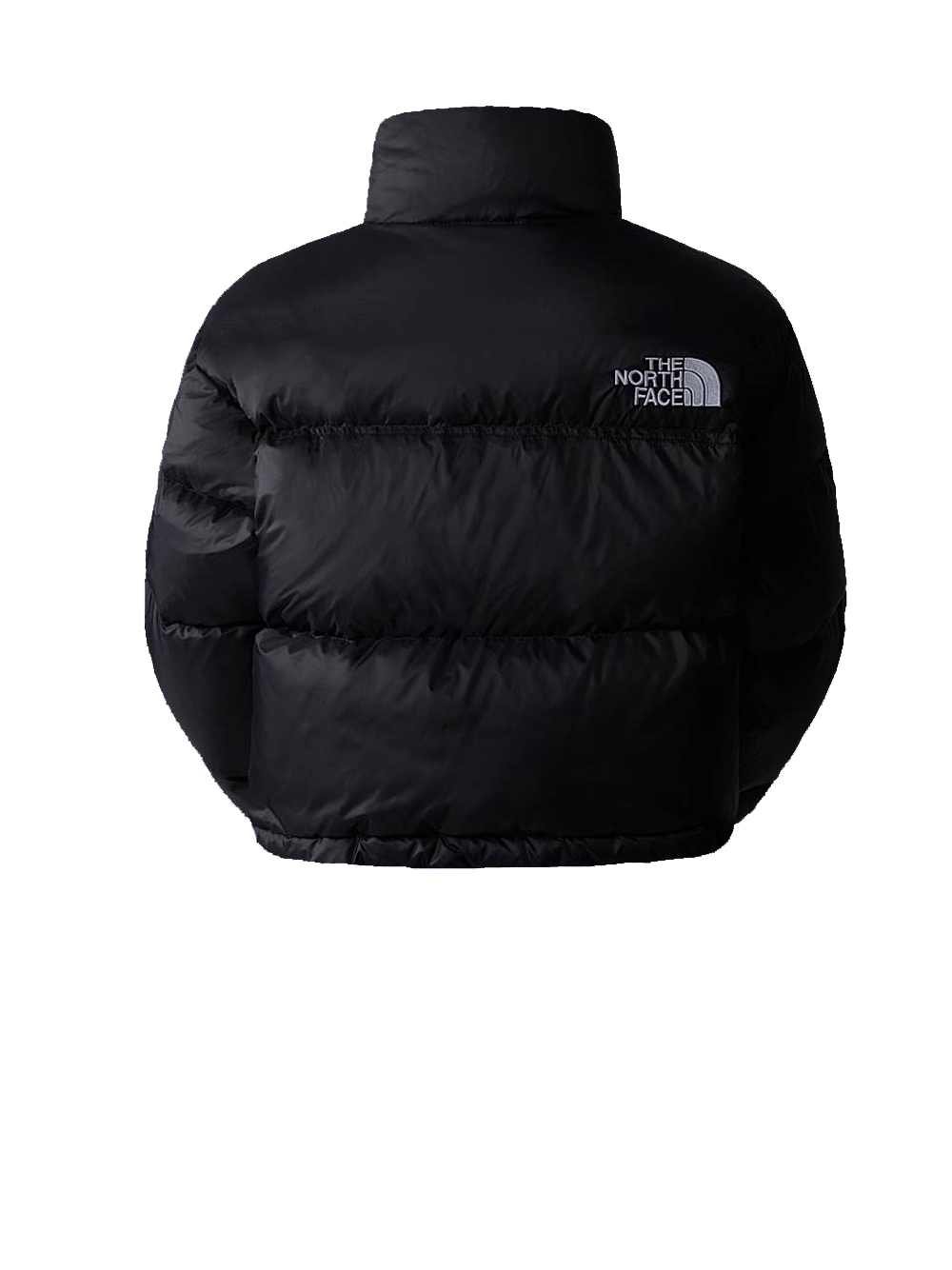 The North Face Nuptse Short Down Jacket Woman Black In Black
