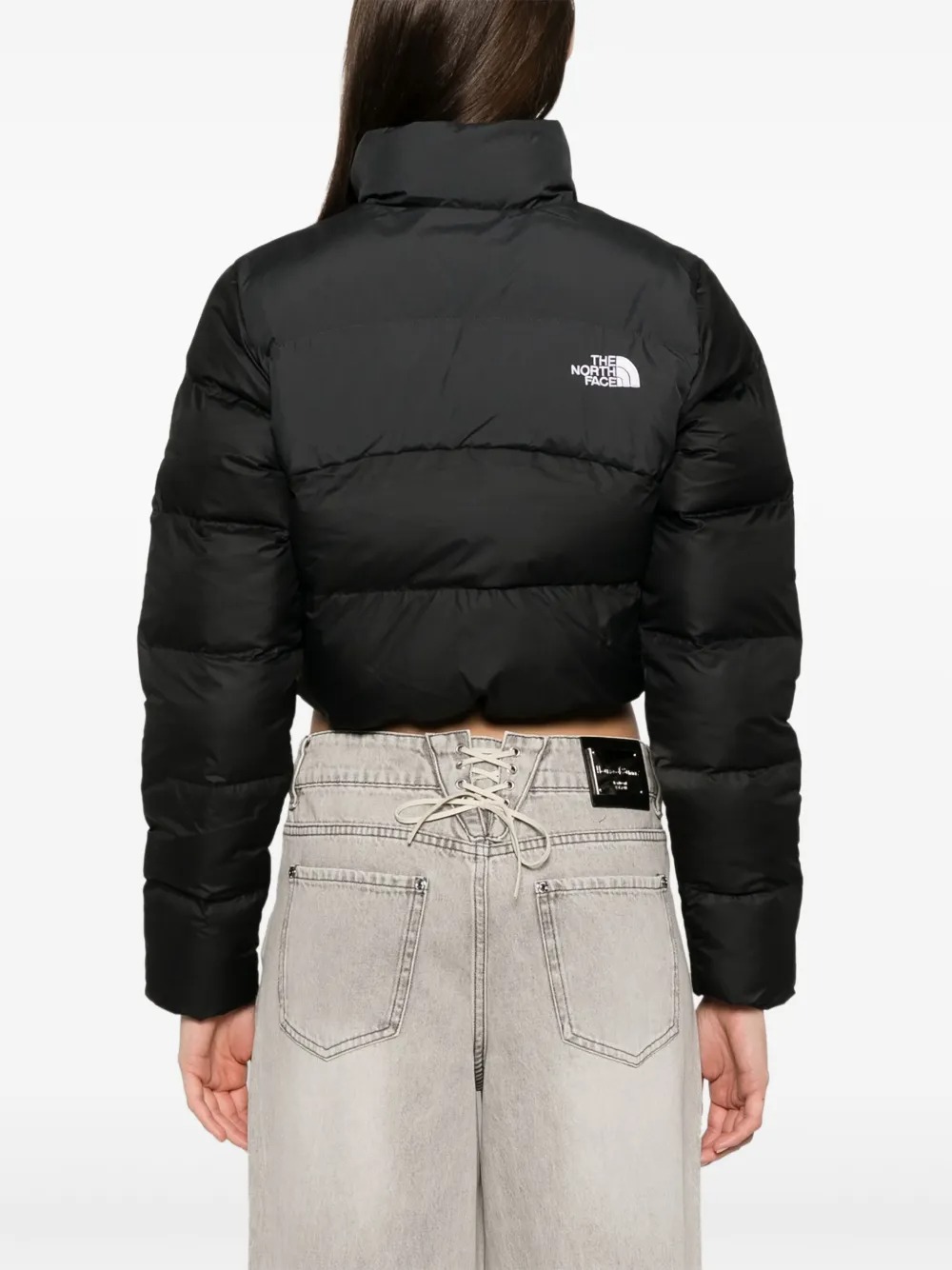 The North Face Saikuru Cropped Jacket Woman Black In Black