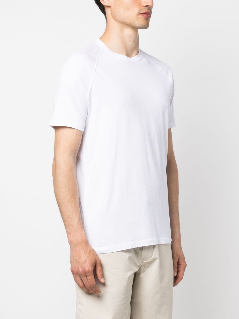crewneck t-shirt man white ASPESI d —