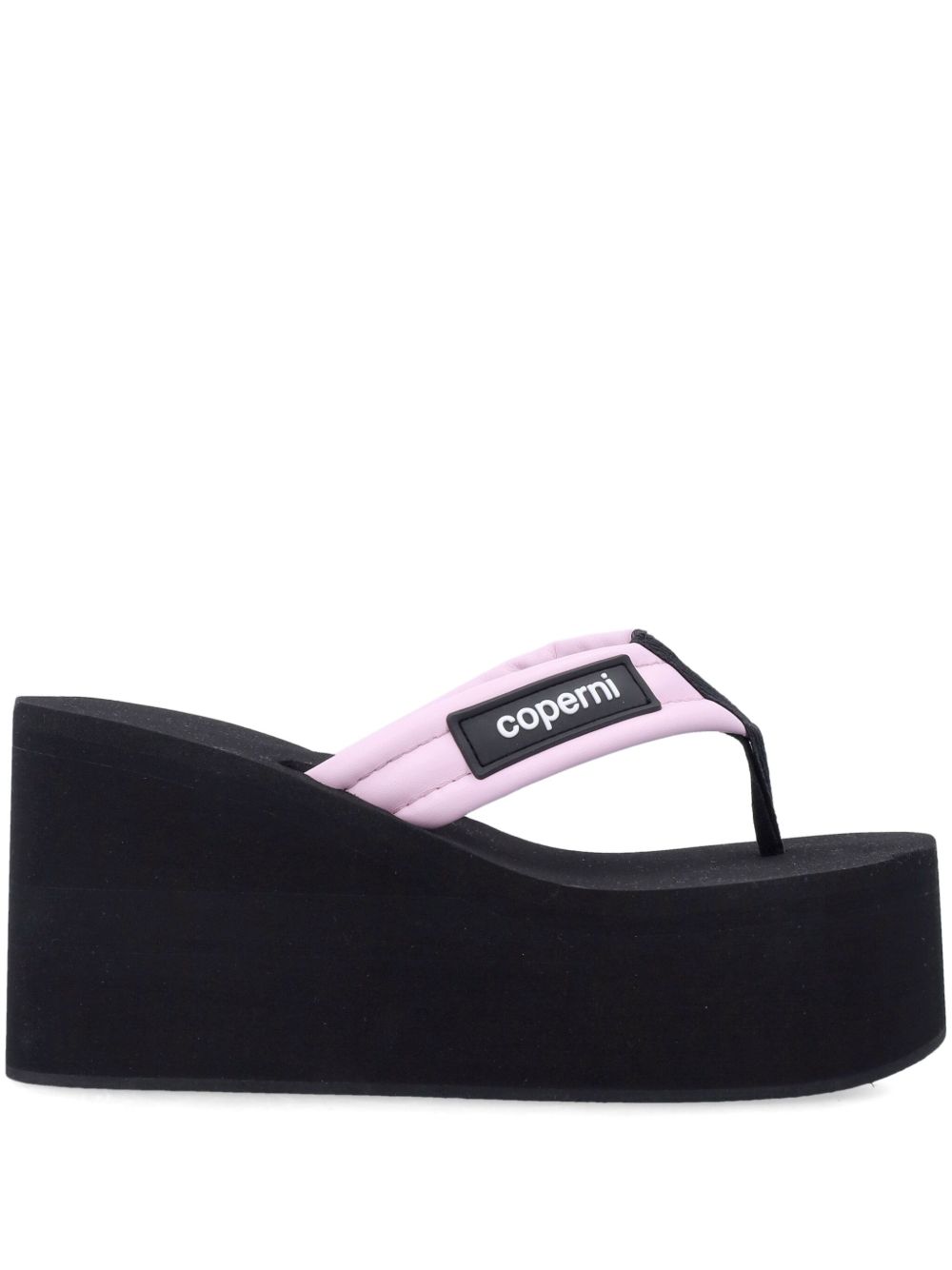シューズ・サンダルその他 COPERNI Woman Wedge shoes Pink COPSH09F6040 BLKPNK branded wedge sandals woman black and pink - COPERNI - d — 2