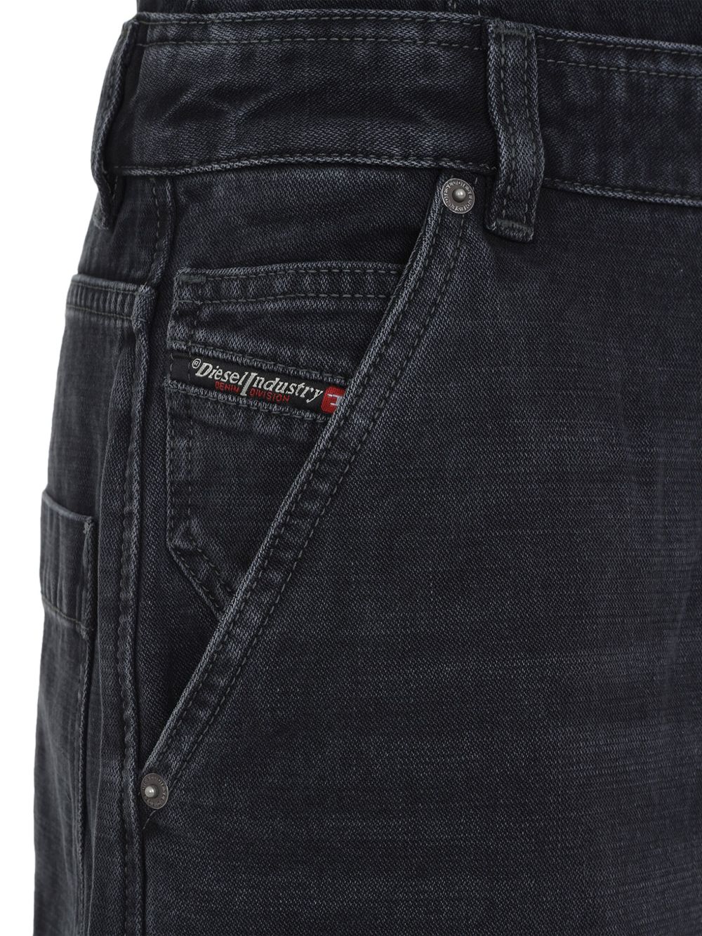 tuta denim de vorse donna nera DIESEL d —