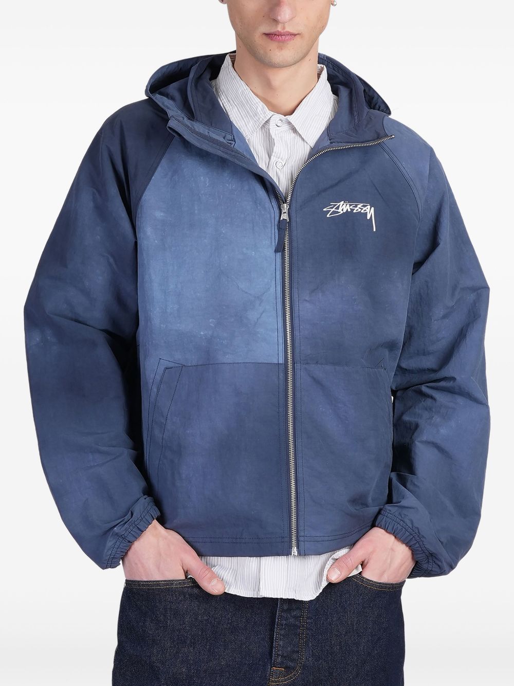 beach shell wave dye man navy - STÜSSY - d — 2