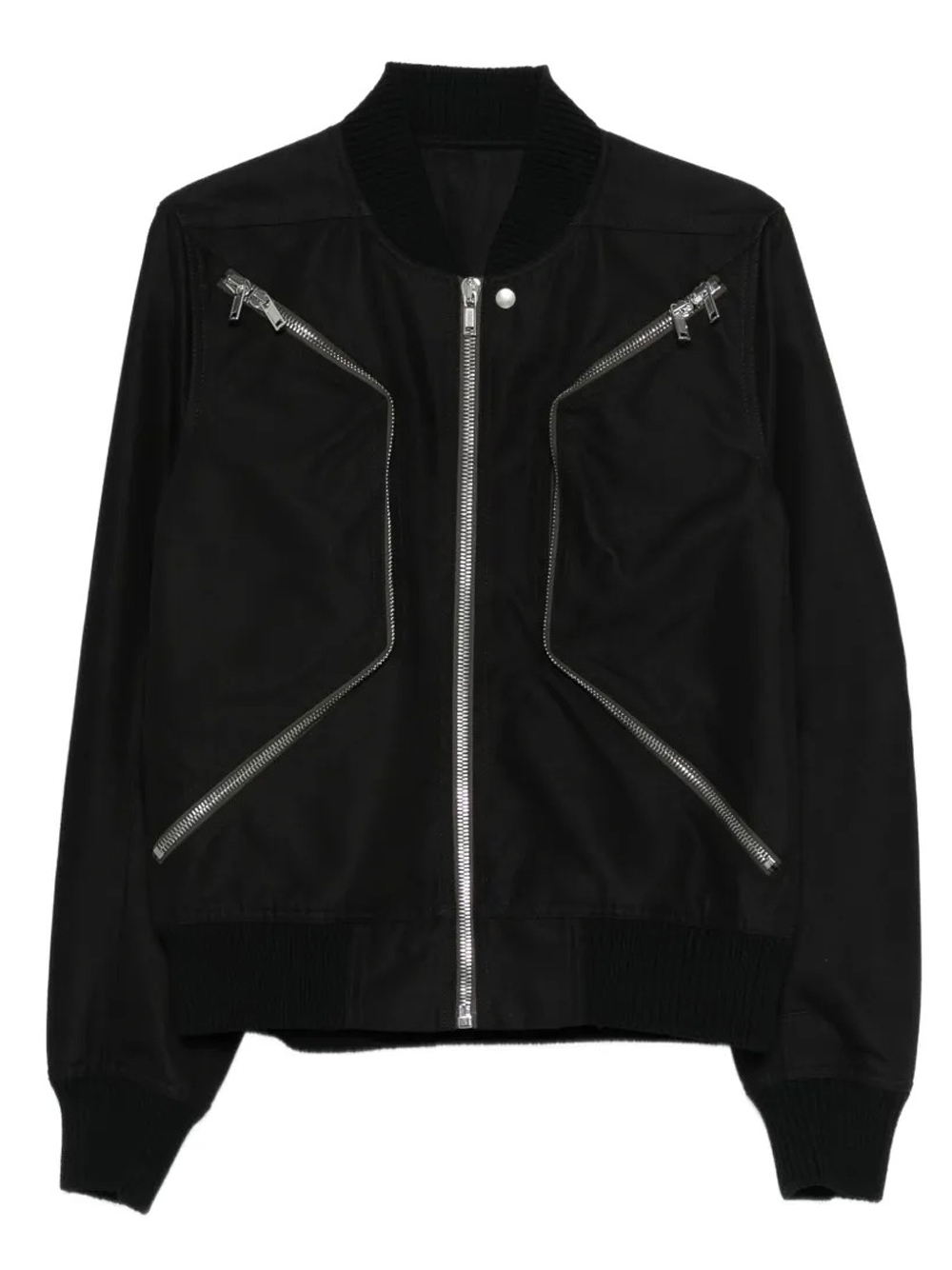 Rick Owens Heizer Flicght Jacket In Black