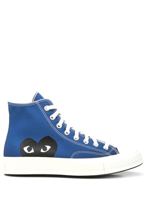sneakers play unisex blu in tessuto COMME DES GARÇONS