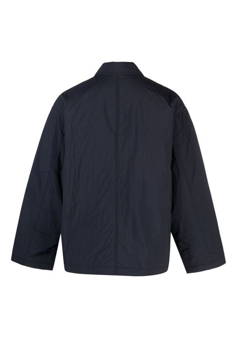 moleskin jacket men navy in cotton DANTON | DT-A0374NAVY