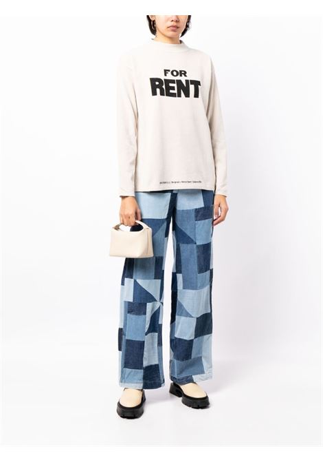 for rent sweater unisex white in polyester ERL | ERL07N0261