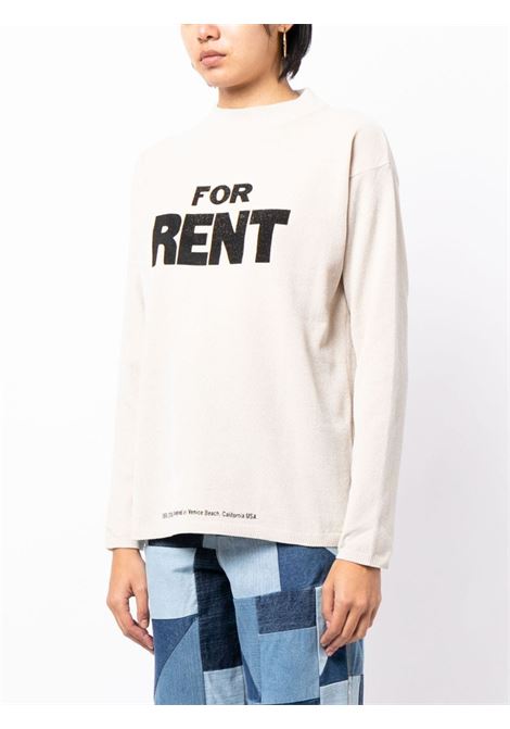 for rent sweater unisex white in polyester ERL | ERL07N0261