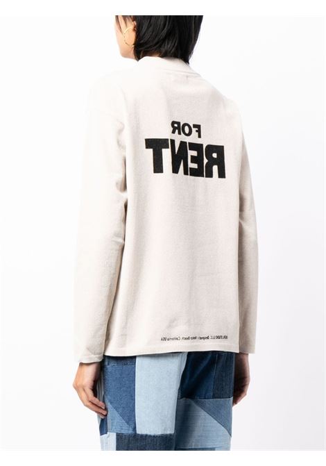 for rent sweater unisex white in polyester ERL | ERL07N0261