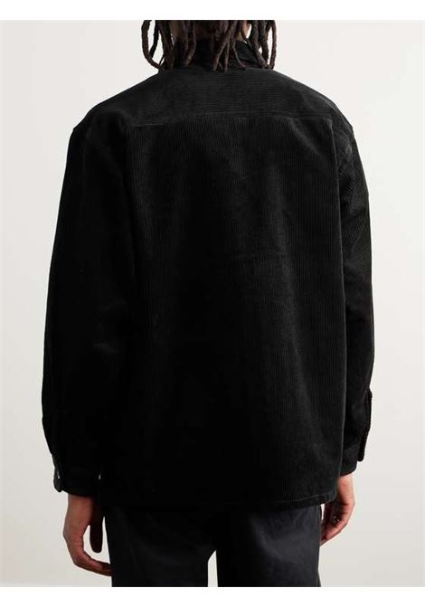 zipped jacket men black in cotton DANTON | DT-B0173BLACK