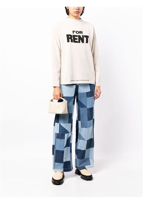 for rent sweater unisex white in polyester ERL | ERL07N0261
