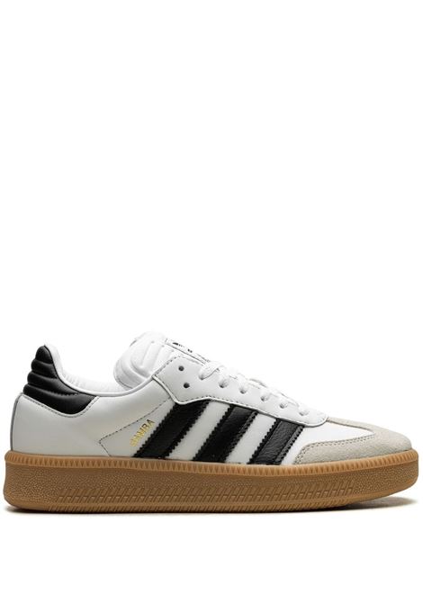 samba xlg sneakers unisex white in leather ADIDAS | IE1377WHITE