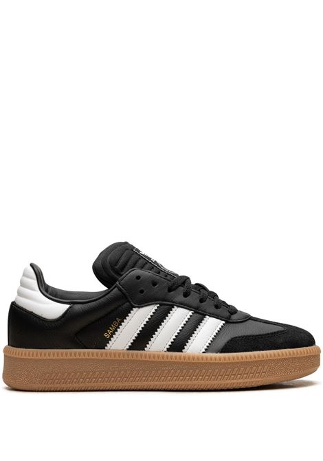 samba xlg sneakers unisex black in leather ADIDAS | IE1379BLACK