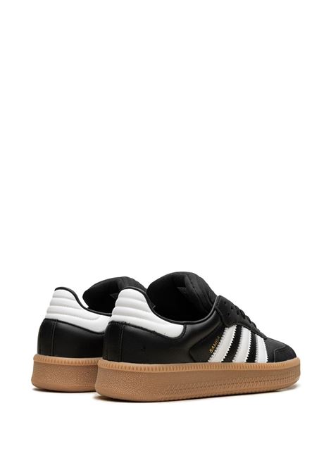 samba xlg sneakers unisex black in leather ADIDAS | IE1379BLACK