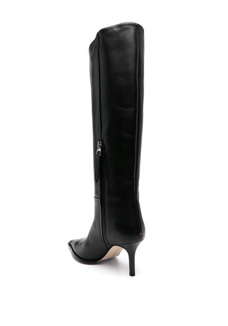 tula boot woman black in leather AEYDE | A11-KB-TULP75ST95-FW24-800-001BLACK