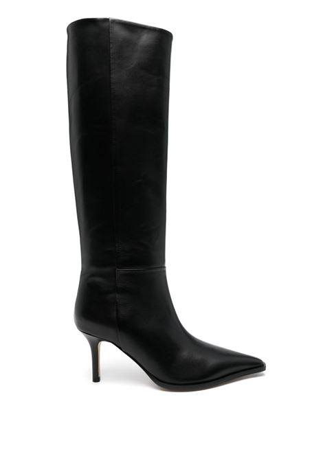 tula boot woman black in leather AEYDE | A11-KB-TULP75ST95-FW24-800-001BLACK