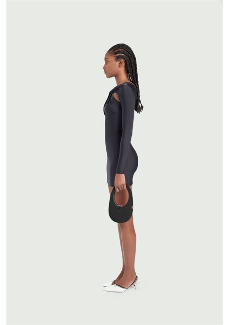 abito jersey twisted cut-out donna nero in poliamide COPERNI | COPJS18545BLK