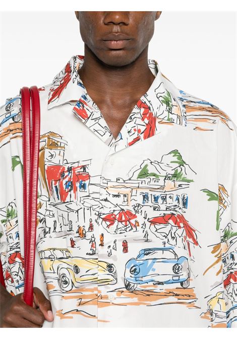 camicia la chemise casaco uomo bianca in cotone JACQUEMUS | 246SH108-16771HI
