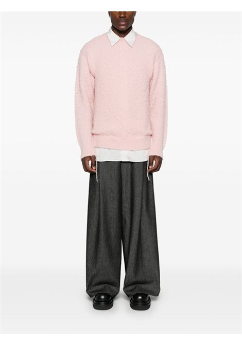 crewnwck sweater man pink in wool SACAI | 24-03458M776