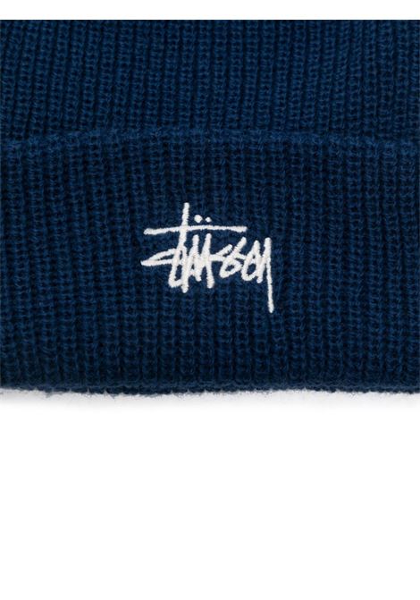basic cuff beanie man blue in acrilic STÜSSY | 13210192108
