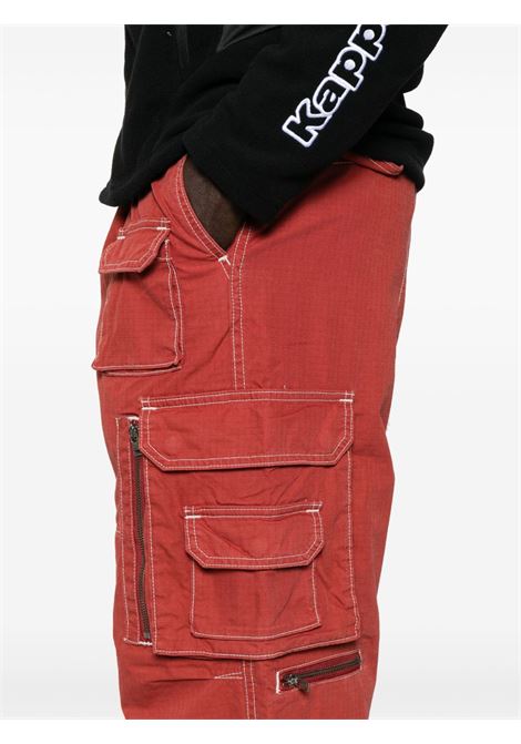 pantalone crazy multi zip uomo rosso in cotone THISISNEVERTHAT | TN243WPARP03RED