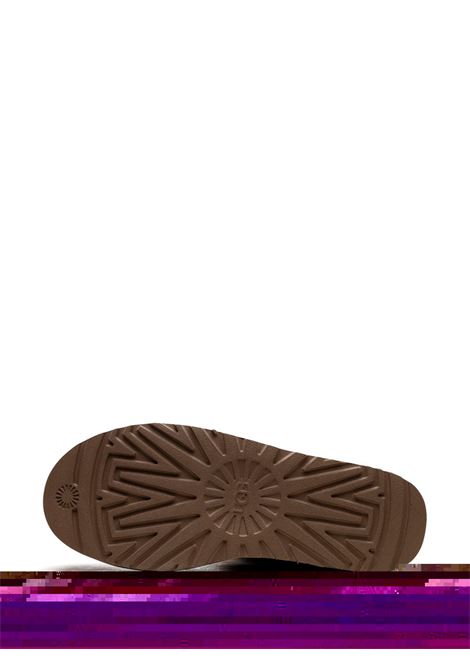 classic mini platform woman chestnut  in leather UGG | 1134991CHE