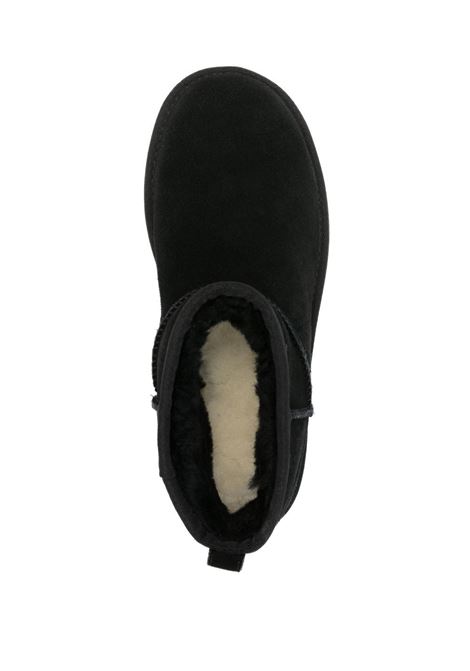 classic ultra mini platform woman black in leather UGG | 1135092BLK