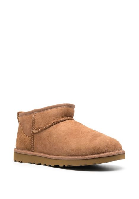 classic ultra mini boot man chestnut in leather UGG | 1137391CHE