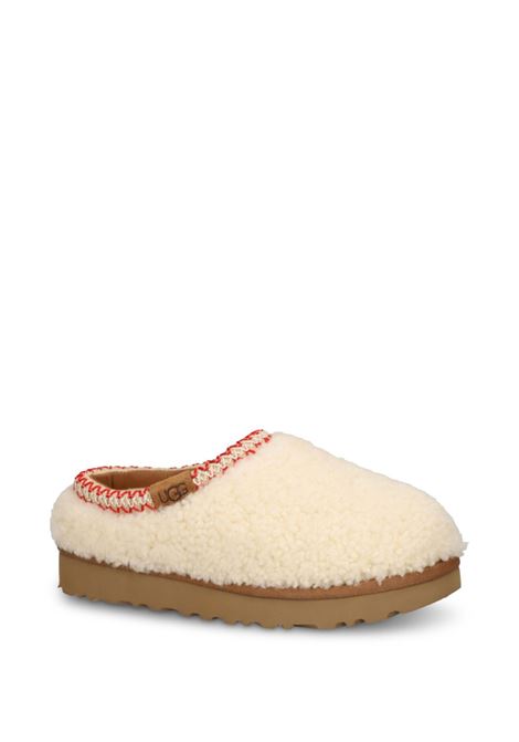 slippers tasman maxi curly donna off withe  in pelle UGG | 1158356NAT