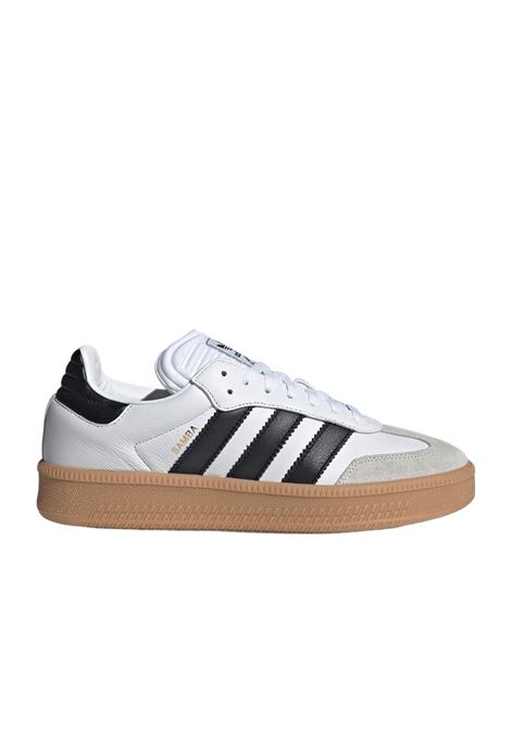 samba xlg sneakers unisex white in leather ADIDAS | IE1377WHITE
