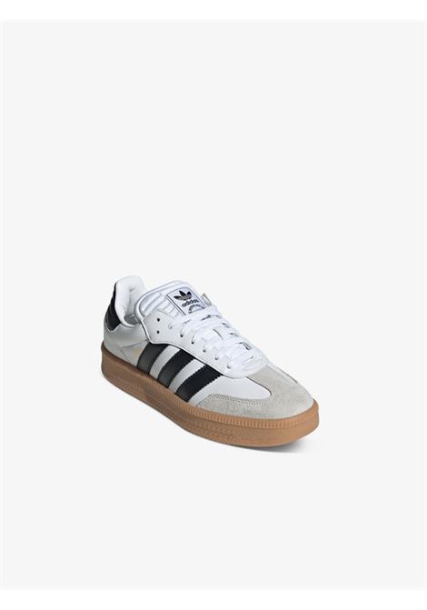 samba xlg sneakers unisex white in leather ADIDAS | IE1377WHITE