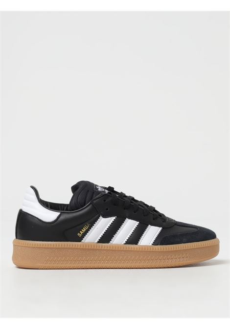 samba xlg sneakers unisex black in leather ADIDAS | IE1379BLACK