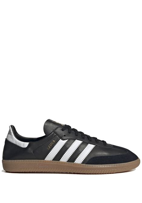 samba decon sneakers unisex black in leather ADIDAS | IF0641BLACK