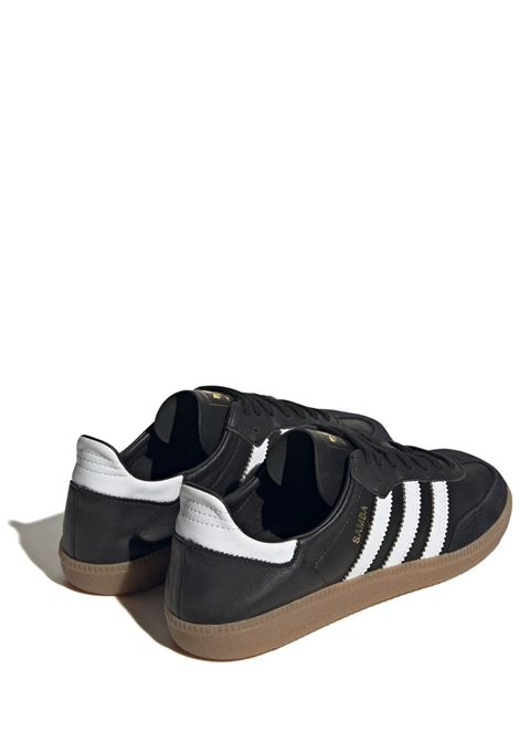 samba decon sneakers unisex black in leather ADIDAS | IF0641BLACK