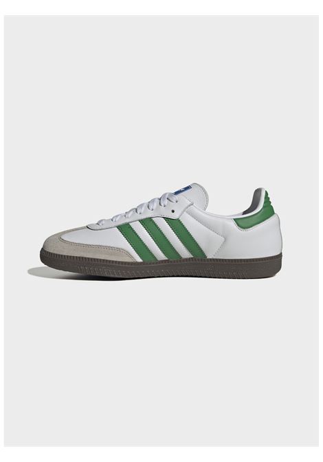 samba og sneakers mwn white in leather ADIDAS | IG1024WHITE