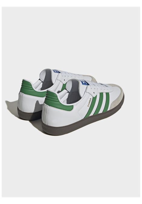 samba og sneakers mwn white in leather ADIDAS | IG1024WHITE