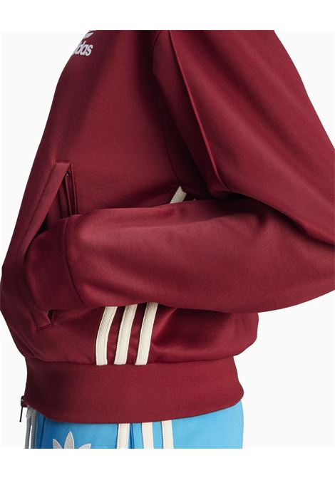 track jacket woman burgundy in polyester ADIDAS | JJ2933BURGUNDY