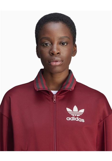 track jacket woman burgundy in polyester ADIDAS | JJ2933BURGUNDY