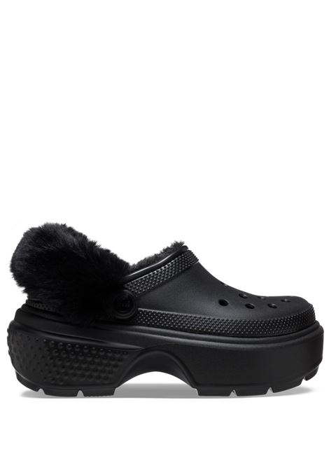 sandali stomp lined clog unisex neri in resina CROCS | CR.208546BLACK