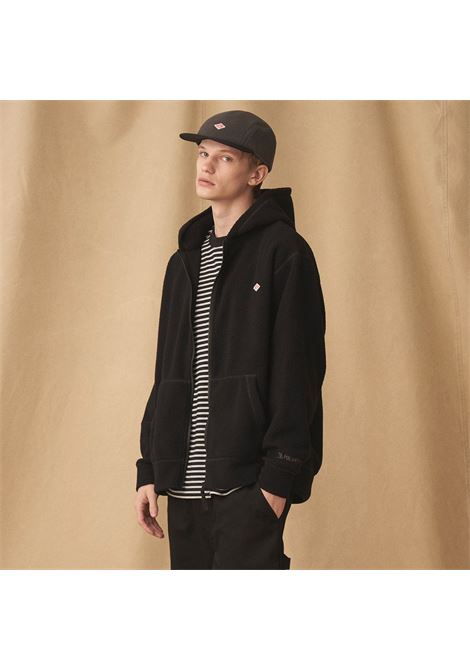 felpa polartec thermal pro hoodie uomo nera DANTON | DT-C0364BLACK