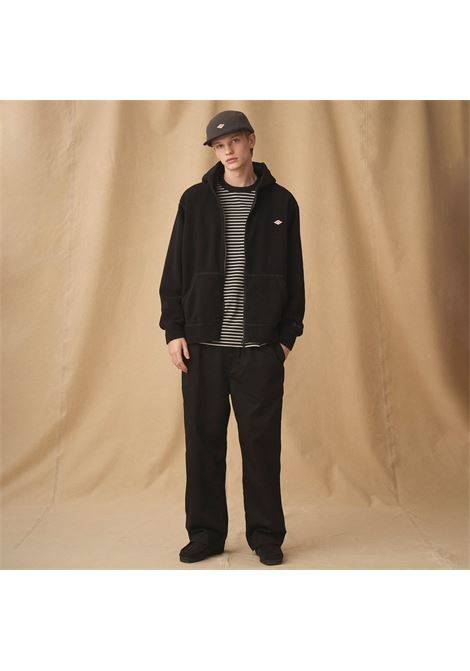 felpa polartec thermal pro hoodie uomo nera DANTON | DT-C0364BLACK