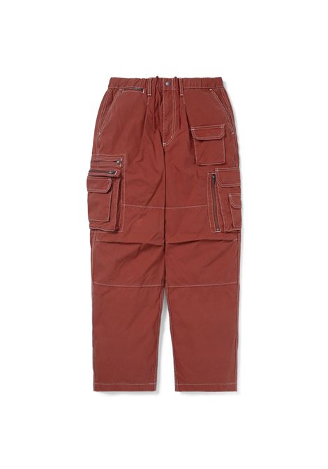 pantalone crazy multi zip uomo rosso in cotone THISISNEVERTHAT | TN243WPARP03RED