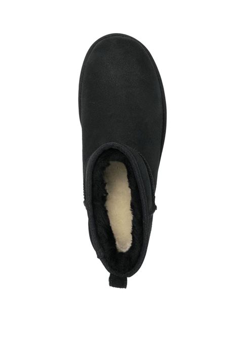 classic ultra mini boot man black in leather UGG | 1137391BLK