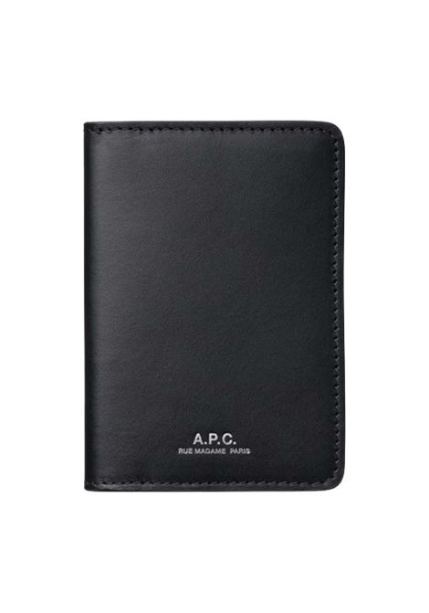 portacarte stefan unisex nero APC | PXAWV-H63158LZZ