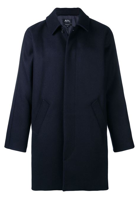 mac auster coat man navy APC | WOZAA-H01299PIA
