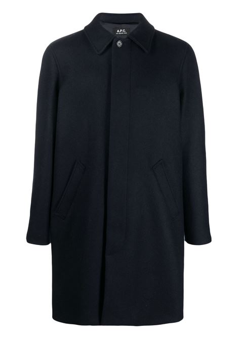 mac auster coat man navy APC | WOZAA-H01299PIA