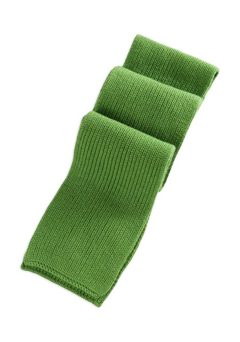 sciarpa light cashmere knit uomo verde AURALEE | A25AM07CJGREEN