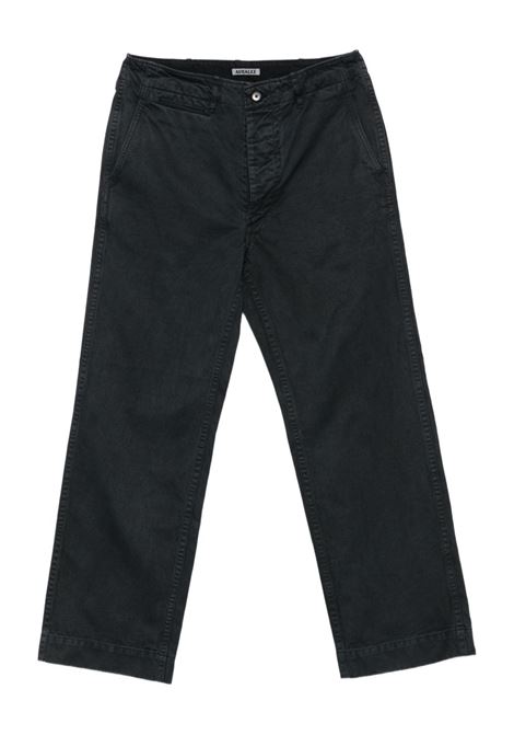 pantaloni product dyed finx chino narrow uomo neri AURALEE | A25AP02CPBLACK