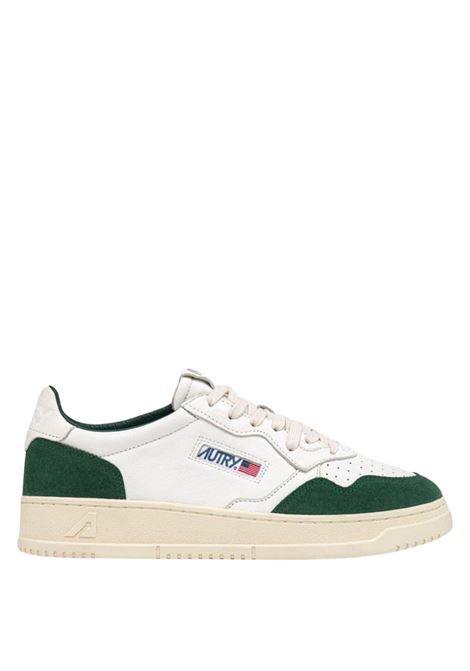 sneakers medalist low aulm gs42 uomo bianche e verdi AUTRY | AULMGS42