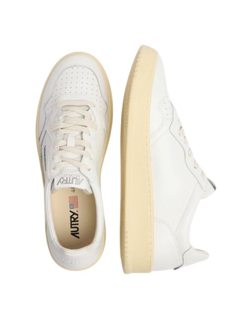 sneakers medalist low aulm ll87  bianche e crema AUTRY | AULMLL87