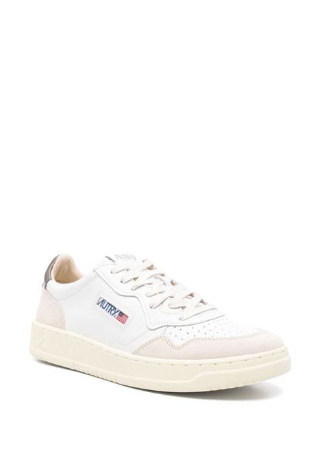 sneakers medalist low aulm ls01  bianche, grigie e crema AUTRY | AULMLS01